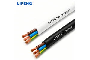 RVV Flexible Multi Core Power Control Cable for Home Appliance CCTV Security Camera System Extension Stranded Copper Wire