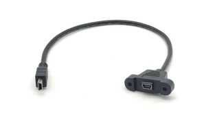 2.0 USB Network LAN Extension Adapter Cable with Screws 30CM