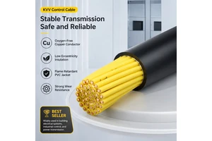 KVV Multicore Control Cable 1.0/4.0mm PVC Insulated Copper 450/750V Flexible Industrial Power and Signal Transmission