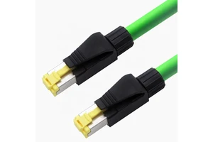Industrial Waterproof 4pin RJ45 Male to Male Shielded ProfiNet PVC Cat5e Ethernet Cable