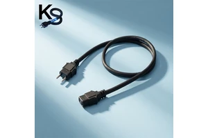 Power Cord Male/Female Ends 15A Rated Industrial Equipment Extension Cord SJTW Wire C17 End IP20