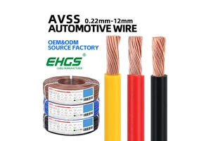 EHGS AVSS Stranded Thin Wall Automotive Wire PVC Insulated Flexible Copper Core 60V Cable Vehicle Harness Lighting Control