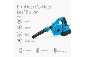 Portable Cordless Electric Air Blower 20V MAX Lithium Battery Dust Blower for Workshop Garden Leaf Cleaning Power Tool Supplier
