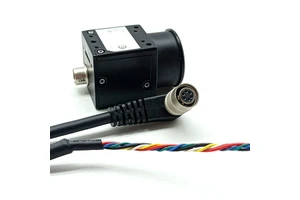 Compatible with Basler Power Cord, Industrial Camera Trigger Wire, 6Pin Core Shielded High Flexible IO Cable Elbow