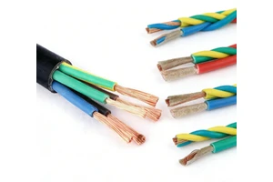 BVR BVVB BV XLPE Flexible Heavy-Duty Mining Cable IP67 Rated 0.6/1kV Water-Resistant Solid Core Electric Wire Industrial Power