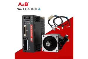 A&B Single-Phase 48V Servo Drive Complete Kit Servo Motor + Linear Actuator + Connection Cable for Industrial Automation