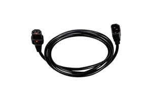 Power Cord Electrical Supply 3G 1.5mm 2 Power Extension Cord IEC Lockable IEC 320 C13 to C14 Power Cable for Computer