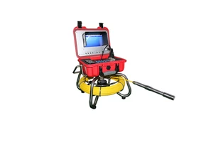 Professional Industrial Waterproof Sewer Pipe Inspection Camera Crawler CMOS Sensor Supports Memory Card Micro SD Data 1 Year