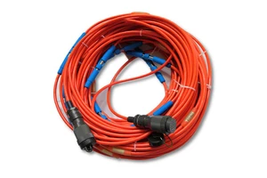 12 Channels Seismic Refraction Cable With 12 Pcs Mueller Clip Take-out Seismic Cable Terminated With NK27 Female Connector