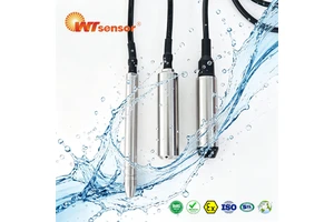 OEM Hydrostatic Level Transmitter 15.8mm Diameter 4-20mA Output For Deep Water Borehole Reservoir Hydrological Monitoring Device
