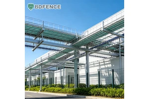 Galvanized Low Carbon Steel Grid Cable Tray Anti Corrosion Zinc for Data Center Server Room Solar Plant Wiring Solution