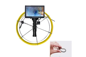 High-quality Industrial Sewer Camera with Push Rod Cable & Real-Time Recording