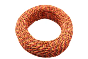 Factory Custom Flexible PVC Twisted 3-Core Servo Signal Extensions Cable Wire Leads for RC Aircraft Models ESC Drones Robots