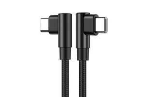90 Degree Aluminum Fast Charging USB Type C Nylon Braided Usb C Kabel Cabo Usb Type C Cables Para Celular Data Cables Wholesale