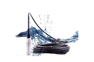 Atech Groundwater Deep Bore Well Hydrostatic Low Borehoel Ground Water Level Sensor In The Well Submersible Level Sensor
