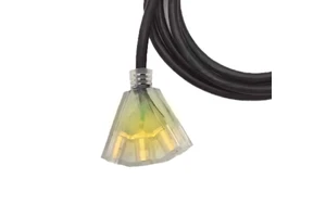 10/12/14/16/3 SJTW Heavy Duty Black Extension Cable 3 Prongs US Plug ETL Certified Outdoor Lighting Support Color Customization