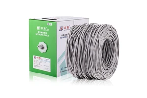 Custom Pass Test Ethernet Lan Extension Utp Pure Copper Network Cable Cat5 With Power