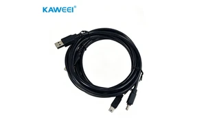 Custom USB a to Mini USB Data & Charging Cable Assembly for Printers, Cameras & Industrial Devices