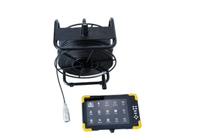 100m 200m 5.0mm Cable Deep Water Well 10.1" " Screen 34mm Head Sewer Pipe Drain Inspection Camera With Meter Counter