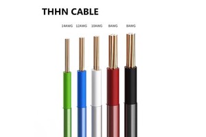 THHN THWN THWN-2 Nylon Stranded Wire PVC Insulation Sheathed Electrical Cable 12AWG 14AWG TC/Copper/CCA Electrical Wire