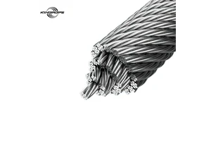 35Wx7 Anti-twist Galvanized High Carbon Steel Non-rotating Compacted Crane Wire Rope Soft Lifting with Welding and High Quality