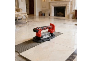 21V 220W Tile Vibrator Machine Rubber Suction Cup Double Vibration Block Floor Tile Installation Equipment