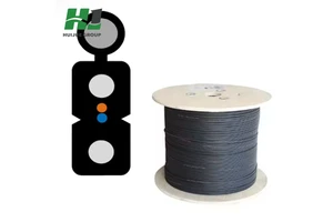 HJ Flat Fiber Optic Drop Cable 1 Core To 4 Core OM3 LSZH OFNR For FTTH Network Installation