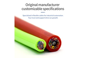 Wholesale Custom High Quality Copper Conductor PVC Insulation CCTV Industrial Railway Power Station Pipe Robot Drag Chain Cable