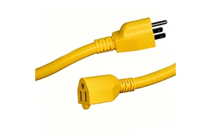 ETL SJTW 12/3 AWG Yellow Heavy Duty Extension Cord High Visibility Power Cables for Construction Site Safety Supply
