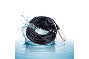 Water Level Sensor, 4-20mA Liquid Level Sensor with Cable and 0-5m Measuring Range