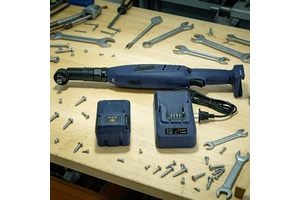 Compact Lightweight Cordless Angle Screwdriver Adjustable Torque Ergonomic Grip 20V Brushless Li-Ion 66Nm Max Torque 200 RPM