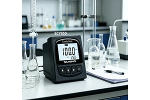 table SUNHO EC7850 Conductivity Meter 5m Sensor Cable IP55 Protection Anti-interference Industrial Circulating Water EC 1 Year