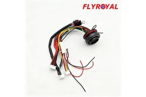 Circular Connector Metal Shell Multi-Branch Cable Assembly Electric Harness for Heavy Equipment Control