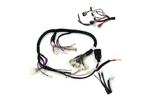 China Manufacturers Custom Complete Automotive Full Sets Wire Harness Connector Electrical Motorcycle Cable Assembly