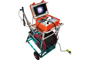 Auto Cable Inspect Deep Water Well System 100m 200m Borehole Camera With Depth Counter