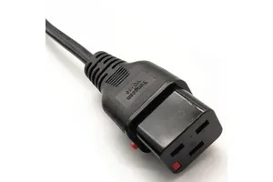 Xuanhui OEM ODM Custom 10FT 3x C19 to Open Wire 10A-16A Power 125V-250V Heavy Duty Power Cord for Industrial Equipment