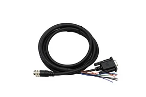 HR10A-7R-4S Industrial Camera 4-core DB9 Interface PVC Pure Copper Conductor IO Power Cable Stable IP65 Electronic Harness