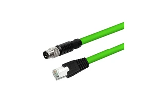 4/8 Pin M8 (Male/Female) with M8 to RJ45 Male, A/D-Coded Industrial Ethernet Cable