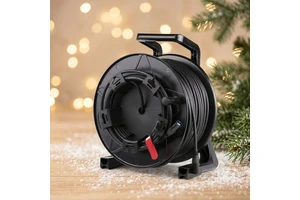 30M 50M 70M 80M 100M FTP Cat6a Retractable Patch Cord Shielded Data Ethernet Cable Reel