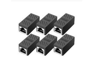 IP67 Level Computer RJ45 Network Cable Connector Double-Pass Straight-Through Head Broadband Network Cable Extension