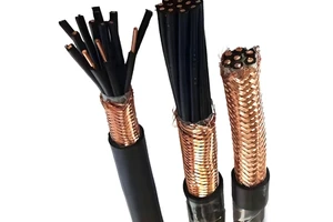 Heavy Duty Shielded Control Cable Multi-Core Instrumentation Wire with Overall Copper Braid Screen for Industrial Automation