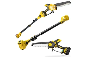 Long Pole Brushless Portable Electric Battery Powered Handheld Chainsaw 8 Inch Mini Chain Saw Cordless