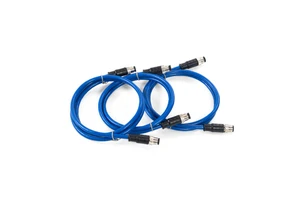 Factory OEM CAT6a M12 Industrial Ethernet Cable SFTP Shielding 8Pin to 8Pin Connector with Drag Chain Compatibility