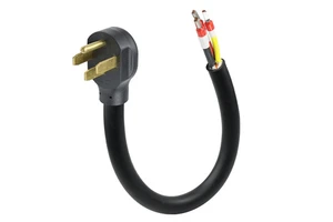 Nema 14-50P Power Cord 250V 15A PVC Wire Stripped End Industrial Equipment Use