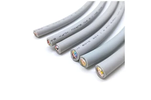 UL2464 3/5/10 Core 0.3 Square Gray 22AWG High Flexible Towing Chain Shielded PVC Insulated Multi-Core Control Cable Solid