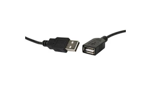 4-Core USB Male To Female Cable USB Charging Data Cable 24+28 AWG 2M Data Transfer Copy Cable