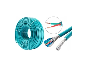 Profibus 1*2*0.64mm 2C*22AWG ROHS2.0 DP Bus Cable 2-core 150ohm Shielded Multi-Stranded Wire