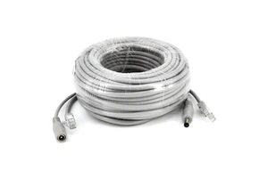 5M-50M Cat5E Network Ethernet LAN RJ45 With Power Extention Cable for CCTV System IP Camera
