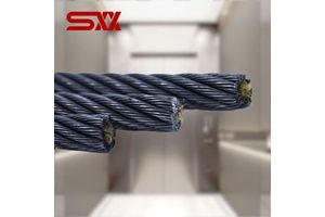 11mm 8x19S-FC Elevator Traction Rope & Lift Wire Cable for Traction Machine and Freight Elevator - High Carbon Steel