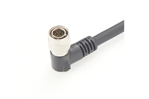 Hirose 12-Pin HR10A-10P-12P Right Angle Industrial Camera Power & GPIO Trigger Cable